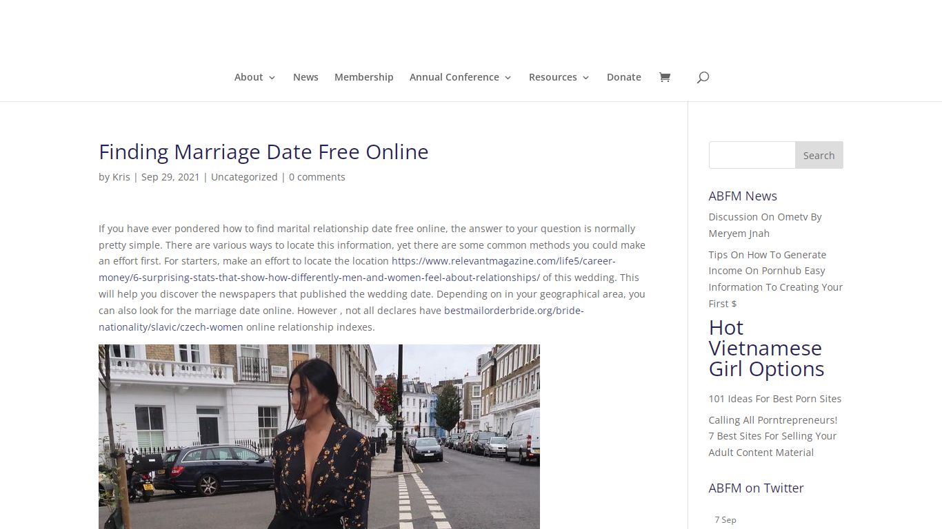 Finding Marriage Date Free Online | ABFM